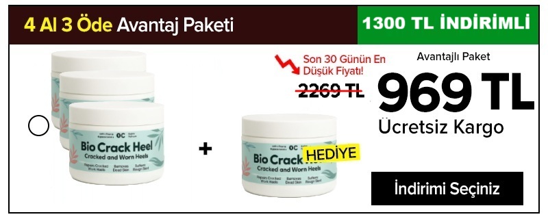 4 Adet BİOCRACKHEEL AYAK MANTAR CREAM